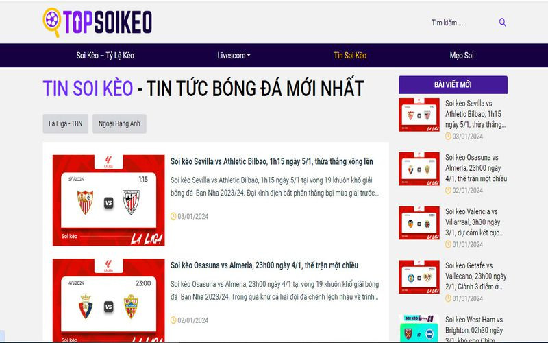 Trang Topsoikeo.tv tổng hợp phân tích bóng đá từ các chuyên gia